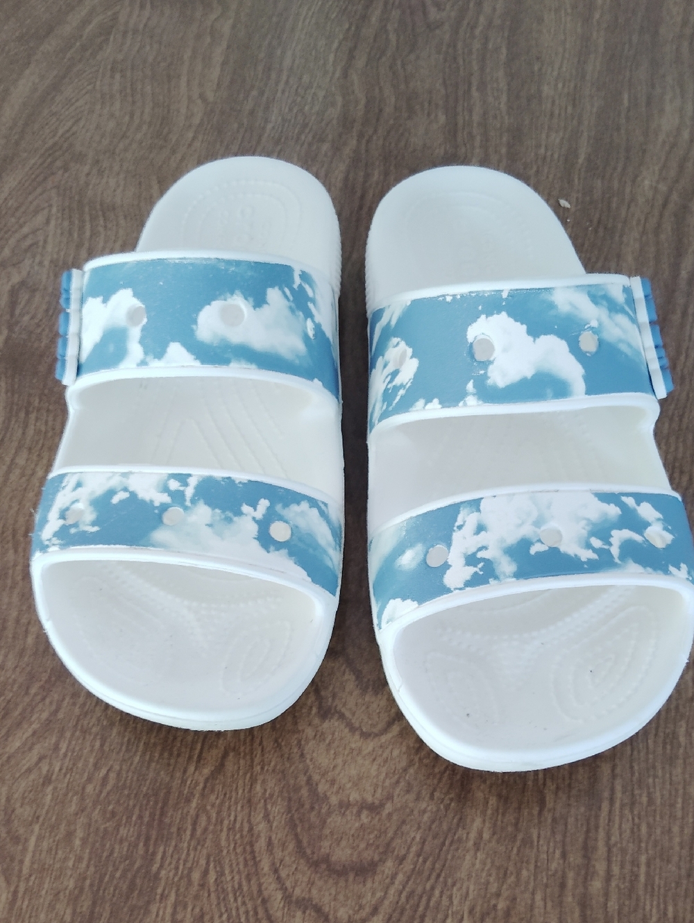 Crocs Classic Out of This World Slides Sandals Clouds M 7 W 9